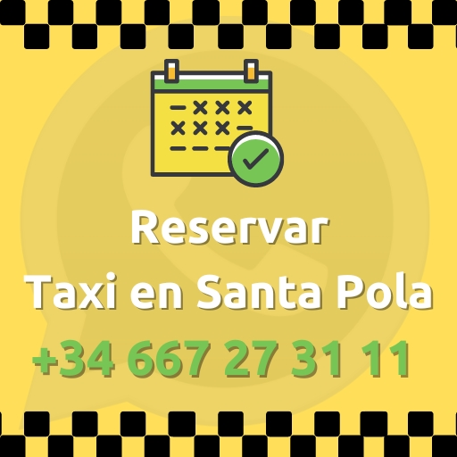 Taxi reservations in Santa Pola and Gran Alacant